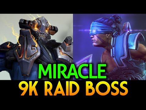 Miracle- Dota 2 7.07 [Sven] & [Anti Mage] 9k Raid Boss
