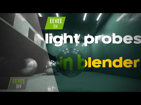Good Lighting using LIGHT/REFLECTION PROBES in BLENDER