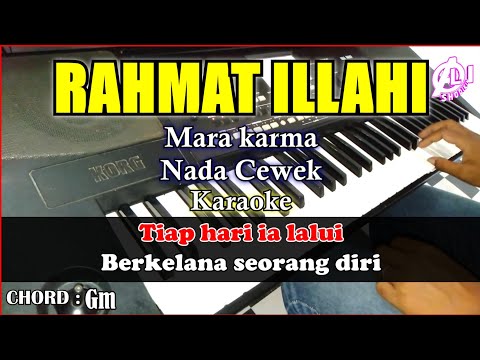 RAHMAT ILLAHI Karaoke Mara karma | Cover Korg Pa300 (Nada Cewek)