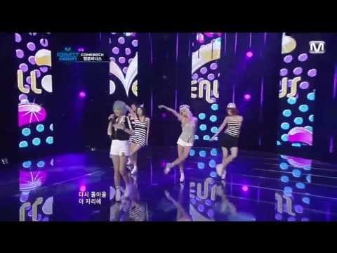 [Live HD] 120705_Hello Venus_Like A Wave @ M! Countdown