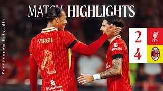 Highlights Liverpool Vs AC Milan (2-4) di Laga Pre-Season Tour, Arne Slot Cs Alami Kekalahan