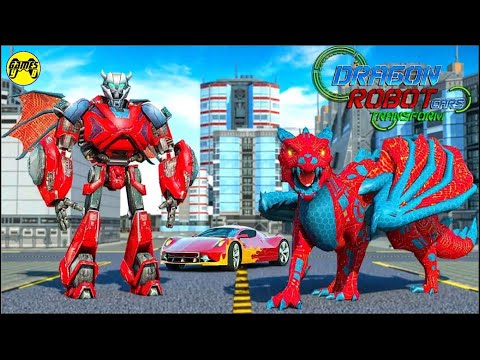 Flying Dragon Robot Car Transformation #2 - Android Gameplay  FHD