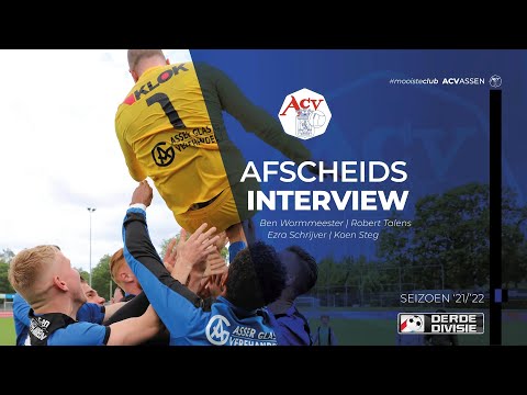 Afscheidsinterview Ben, Robert, Koen en Ezra