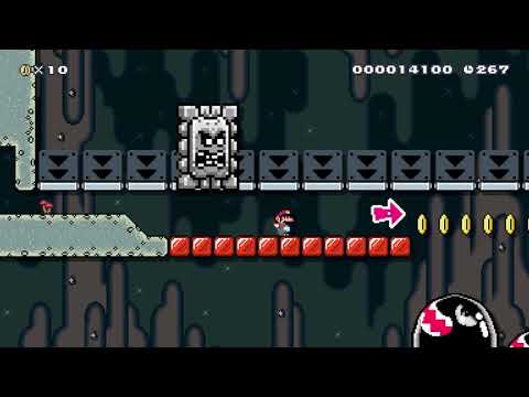 Don't lose to Thwomp! 1&2 (Super Mario Maker 2)