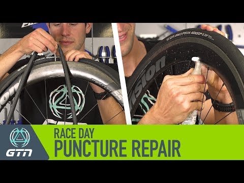 How To Fix A Bike Puncture On Race Day | Inner Tube Replacement Or Tyre Sealant?