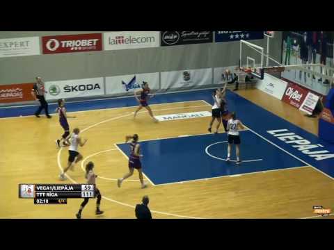 "TTT Rīga" ar fantastisku metienu precizitāti apspēlē "Vega1/Liepāja"