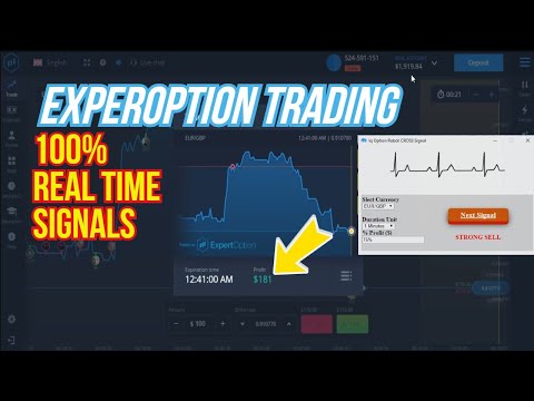 ExpertOption ROBOT CROSS SIGNALS - 100% Real Time Signals - ExperOption Trading
