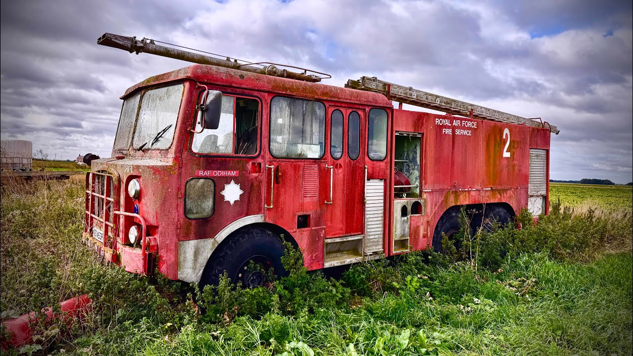 Abandoned RAF Fire Truck Starts After Decades!