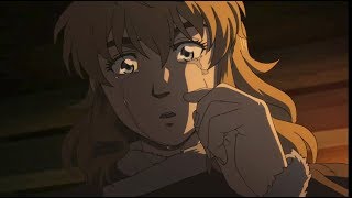 Leif berättar för Ylva och Helga om Thors död | Vinland Saga