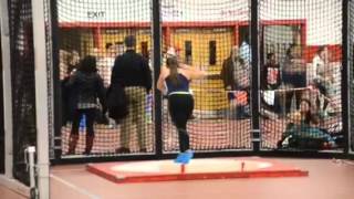 preview picture of video '2014 ESU Warrior Classic HS Meet - Girls Shot Top Finishers'