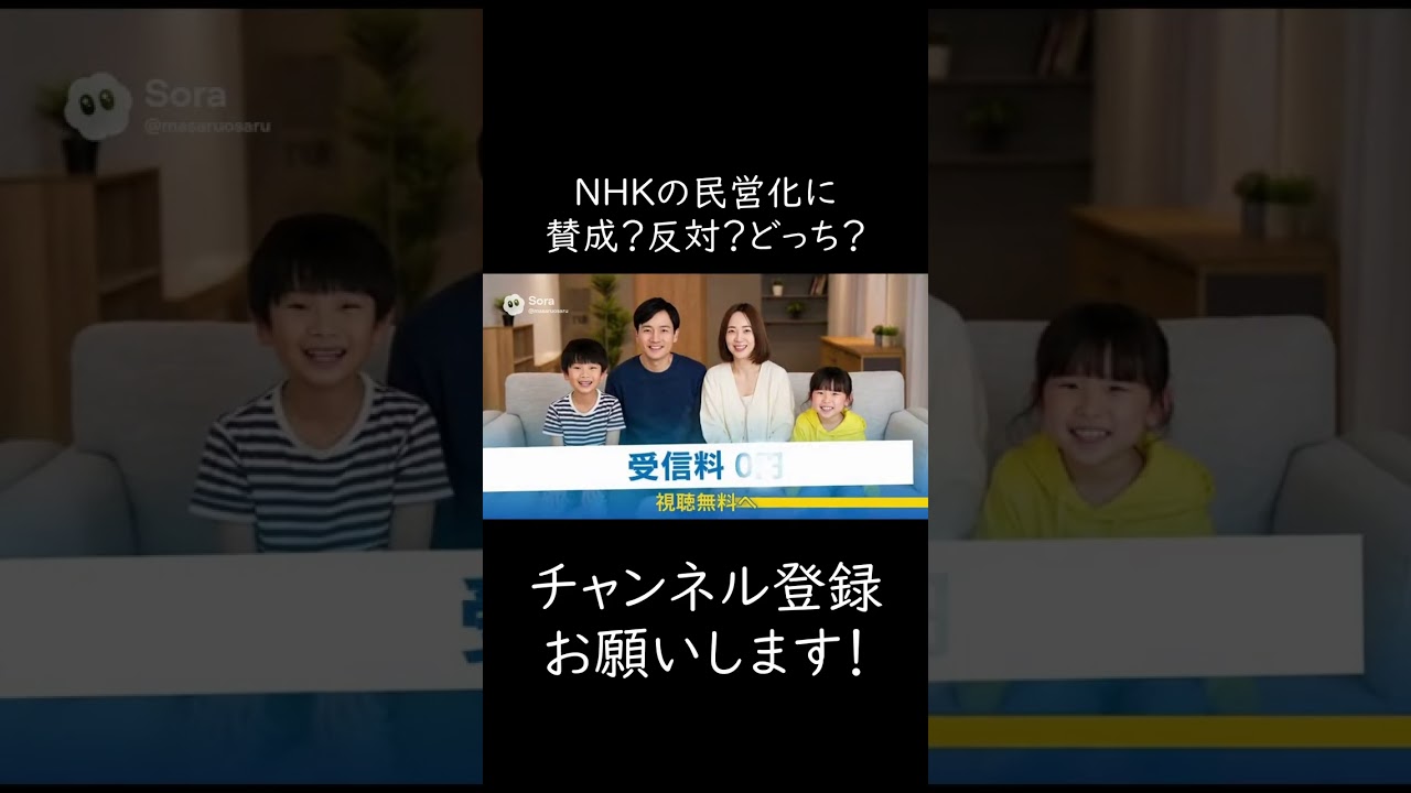 NHKの民営化決定！賛成？反対？あなたはどっち？