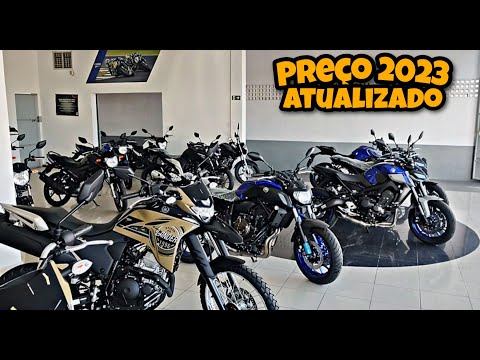 Preços Atualizado das motos da Yamaha modelo 2022, 2023