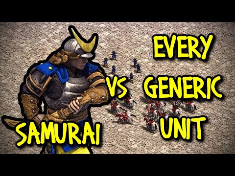 ELITE SAMURAI vs EVERY GENERIC UNIT | AoE II: Definitive Edition