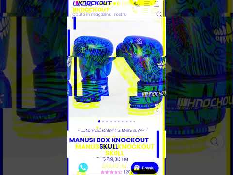 Mănușile de Box Knockout Skull 🥊