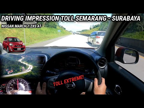 POV TOLL TRANS JAWA MUDIK  | JALAN TOLL YANG EXTREME | NGOBROL SANTUY | NISSAN MARCH 1.2 XS AT