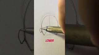 Simple way to draw face from lower view || Jmarron
