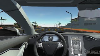 Driving proton Tesla car simulator 2 _ Driving simulator Games