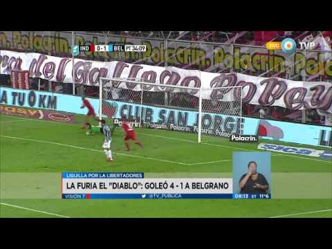 Visión 7 - Independiente goleó a Belgrano