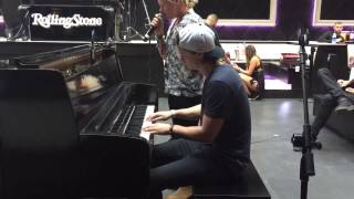 Kygo - "Firestone" feat Conrad - ACOUSTIC Soundcheck - 8-1-15 @ Studio Paris - Chicago, IL Lollapal