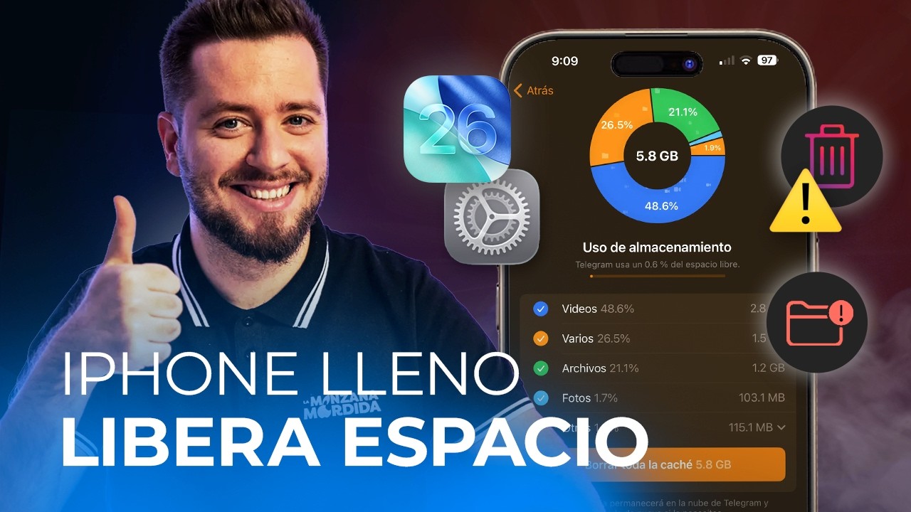 iPhone lleno: activa estos 5 ajustes de iOS 26 y LIBERA varios GB