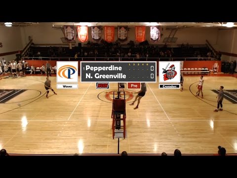 NGU Men's Volleyball 2015 - North Greenville vs. Pepperdine