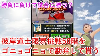 【星ドラ】彼岸道士限界挑戦50階をゴニョゴニョで勘弁して貰う