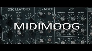 Video thumbnail for Studio Electronics MIDIMOOG by Tim Shoebridge