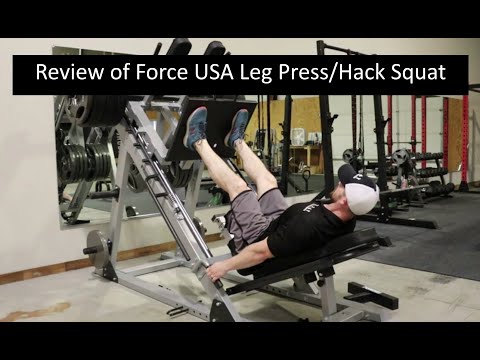 Force USA Monster 45 Degree Leg Press Hack Squat Combo Review. (Review and Test)