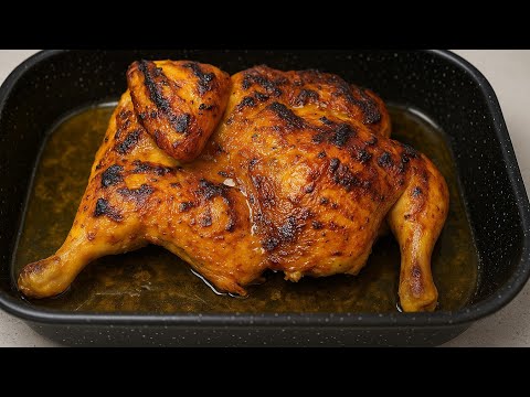 How to roast chicken so it's juicy with a crispy crust, I always roast chicken like this