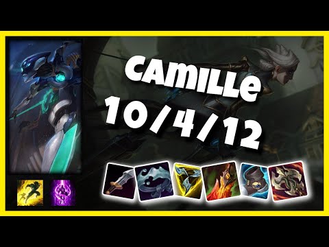 Camille vs Darius BR Challenger TOP (10/4/12) Gameplay Replay - Patch 10.23