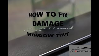 How To Fix Damage Or Ripped Window Tint