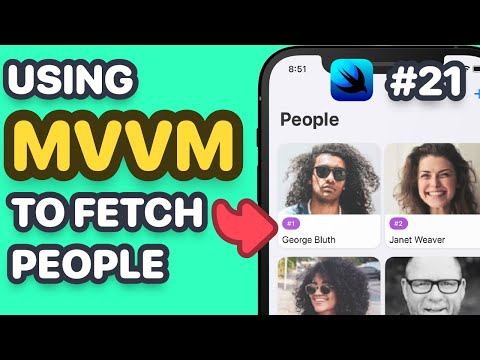 Using MVVM to Create our PeopleViewModel: SwiftUI MVVM Tutorial