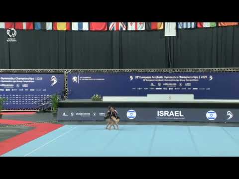 Israel - 2025 ACRO European silver medallists, Junior Women's Groups Dynamic