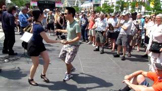 Dancing at the Montreal Jazz Festival 2011