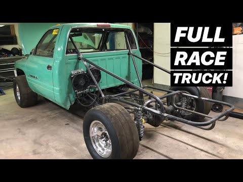 I BUILT A TUBE CHASSIS BACK HALF FOR MY TRIPLE TURBO 12V 2ND GEN CUMMINS!! It’s a roller again!!