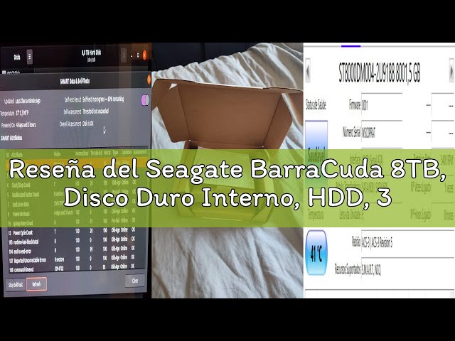 Vídeo relacionado con Seagate BarraCuda 8TB, Disco Duro Interno, HDD, 3.5 Pulgadas, SATA 6 GB/s, 5400 RPM, cache de 256 MB para computador de sobremesa y PC, embalagem aberta fácil, Rescue Services (ST8000DMZ04)