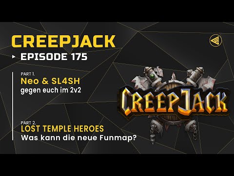 [DE] Teamwork & Funmaps | Creepjack 175 - Warcraft 3