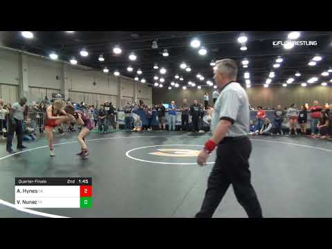 112 Lbs Quarterfinal Allison Hynes Team Oklahoma Vs Victoria Nunez Team Texas