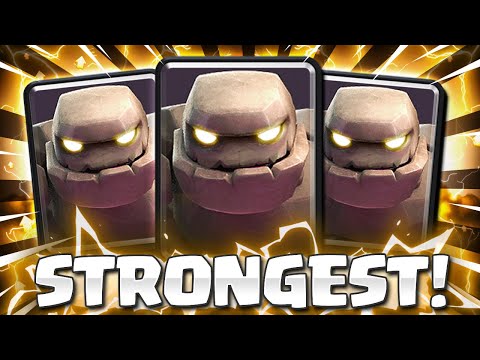 IMPOSSIBLE TO DEFEND THIS!! NEW BEST GOLEM DECK IN CLASH ROYALE!
