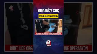 4 İlde Organize Suç Örgütlerine Operasyon: 137 Şüpheliye Adli İşlem #s