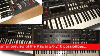Video thumbnail for kawai sx 210 by VintageSynthShop