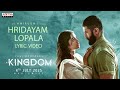Hridayam Lopala Lyrical Full Video Song Kingdom Vijay Deverakonda Anirudh Ravichander Songs