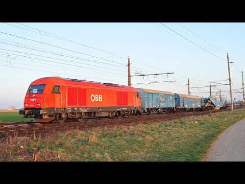 Felbermayer Siemens Schwertransport, Heerestransport und Hilfszug gezogen von ÖBB Baureihe 2016