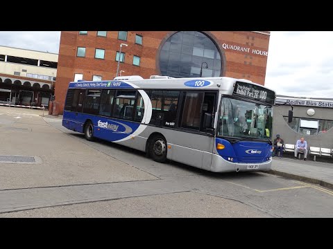 Thrash Journey On Metrobus Route 100 6630 YN08DFV