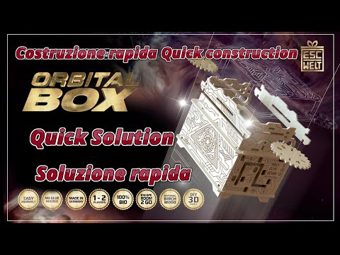 ESC WELT Orbital Box Puzzle 3D Quick Solution , Quick Costruction ,