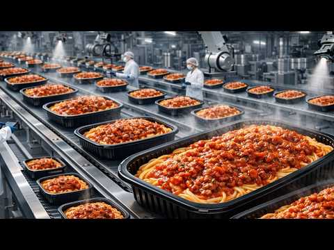 Inside the Largest Instant Spaghetti Factory - Full Production