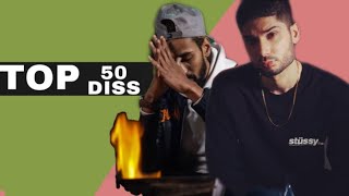 TOP 50 DISS TRACKS OF ALL TIME IN DESI HIP HOP