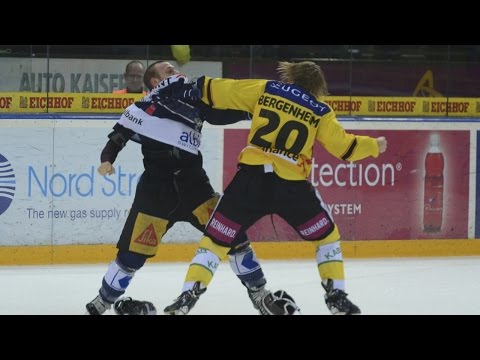 Sean Bergenheim vs. Johan Morant Fight