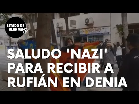 Así reciben a Gabriel Rufián, portavoz de ERC en el Congreso, en Denia: saludo nazi e insultos