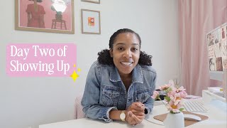 Day 2 of Showing Up on YouTube for 5 Days Straight 🥹✌🏽💕